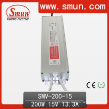 Smun 200W 15V Waterproof LED Driver with CE RoHS Approved